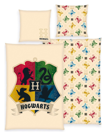PRECOMENZI - Harry Potter Bed linen Hogwarts 135 x 200 cm
