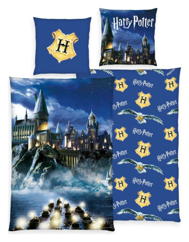 Casa si Cadouri - Harry Potter Bed Linen Hogwarts Colour 135 x 200 cm