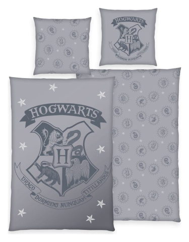Casa si Cadouri - Harry Potter Bed Linen Mystical Gray 135 x 200 cm