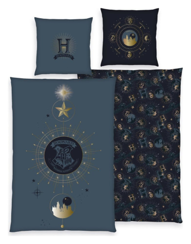 Casa si Cadouri - Harry Potter Bedding Hogwarts 135 x 200 cm