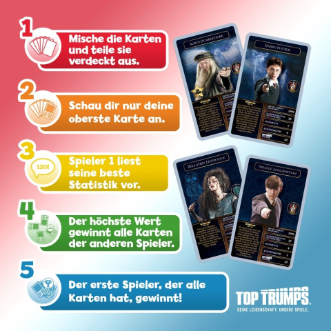 Harry Potter Card Game Top Trumps Witches and Wizards New Version *German Version* [5]