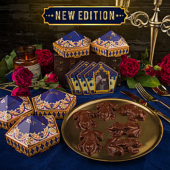 Alte produse Hobby - Harry Potter - Chocolate Frog Mold + 6 papers box + 6 Wizard Cards