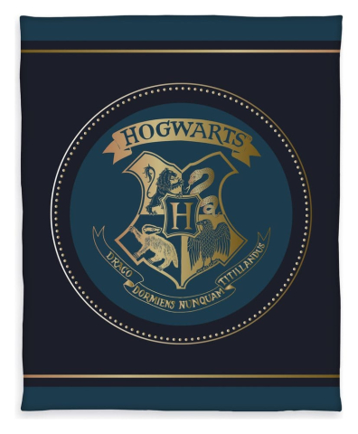 Casa si Cadouri - Harry Potter Fleece Blanket Hogwarts Crest 130 x 160 cm
