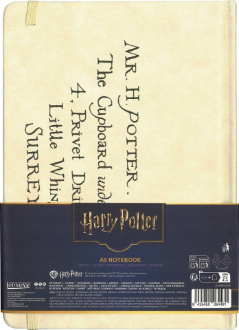 PRECOMENZI - Harry Potter Hardcover Notebook Hogwarts Letter 21 cm