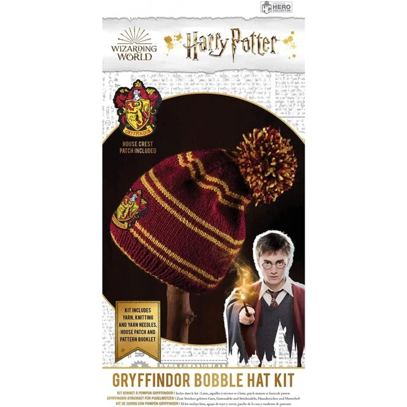 Harry Potter Hogwarts Beanie Hat Knitting Kit - Set Tricotat Caciula Casa Hogwarts [3]