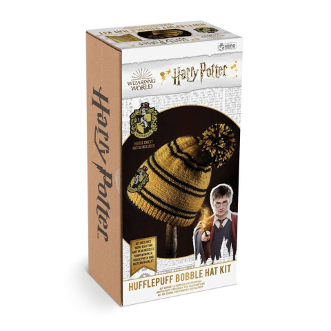 Noutati - Harry Potter Hogwarts Beanie Hat Knitting Kit - Set Tricotat Caciula Casa Hogwarts
