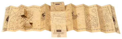 PRECOMENZI - Harry Potter Map Marauder's Map 18 cm