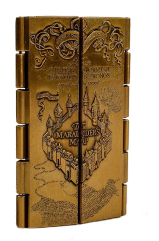 Harry Potter Marauder's Map Metal Ornament [1]