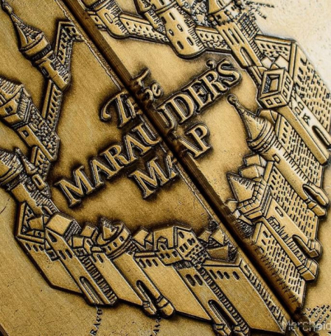 Harry Potter Marauder's Map Metal Ornament [3]