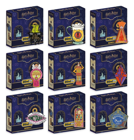 PRECOMENZI - Harry Potter Mystery Pins Series 2 Blind Box Display (24)