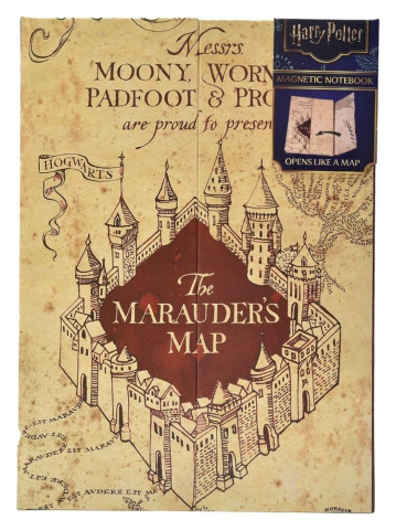 PRECOMENZI - Harry Potter Notebook A5 Marauder's Map