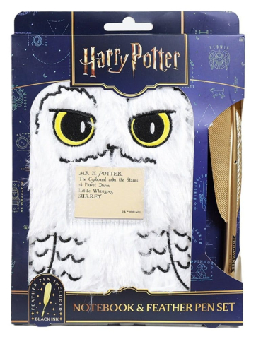 Harry Potter Plush Notebook Set with Pen Hedwig Magical Locations [3]