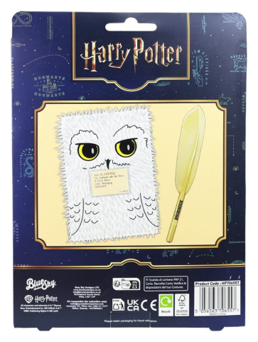 Harry Potter Plush Notebook Set with Pen Hedwig Magical Locations [2]