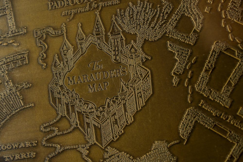 Harry Potter Replica Marauder's Map Metal Map 15 cm [7]