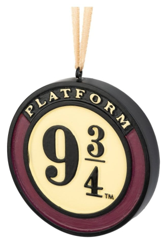 Harry Potter Set of 3 Christmas Ornaments Sorting Hat, Platform 9 3/4 and Hedwig 7 cm [4]