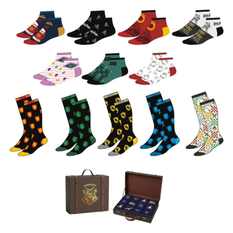 PRECOMENZI - Harry Potter Socks 12-Pack 38-45
