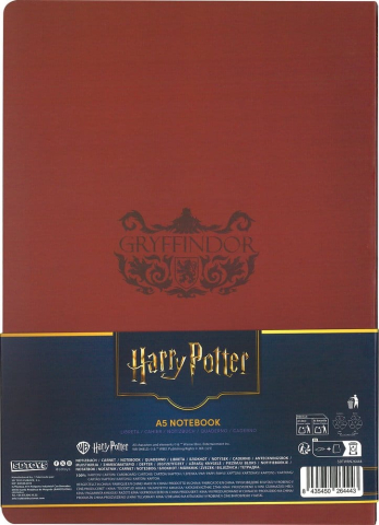 Harry Potter Softcover Notebook Gryffindor 21 cm [1]