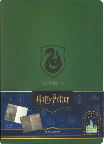 PRECOMENZI - Harry Potter Softcover Notebook Slytherin 21 cm