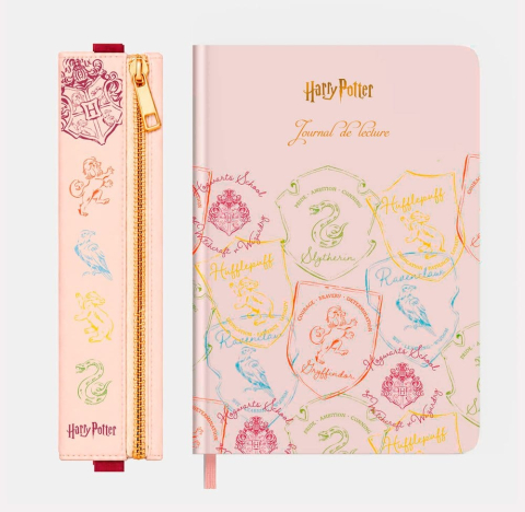 Casa si Cadouri - Harry Potter The Readers Club Reading Journal with Built In Pouch French *French Version*