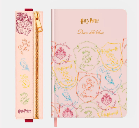 Casa si Cadouri - Harry Potter The Readers Club Reading Journal with Built In Pouch Italian *Italian Version*