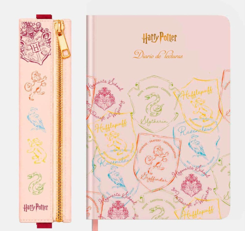 Casa si Cadouri - Harry Potter The Readers Club Reading Journal with Built In Pouch Spanish *Spanish Version*