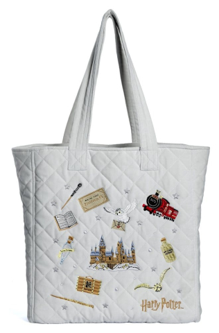 Harry Potter Tote Bag Embroidered Icons Velvet [3]