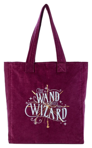 Harry Potter Tote Bag The Wand Chooses The Wizard Velvet [3]