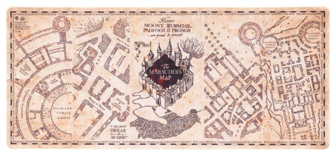 PRECOMENZI - Harry Potter XL Mouse Mat Marauders Map 80 x 35 cm