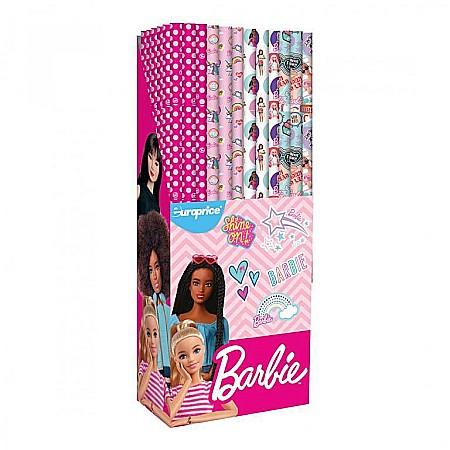 Harti de ambalat cadouri - Hartie de ambalat Barbie 2021 70 x 200