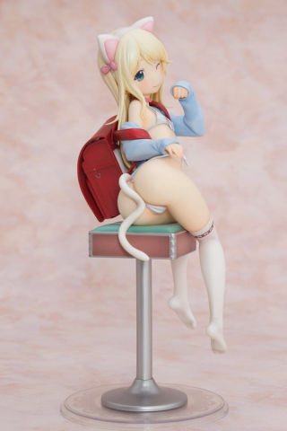 Hatsukoi Ribbon PVC Figure 1/6 Yuu White cat Ver. 25 cm [10]