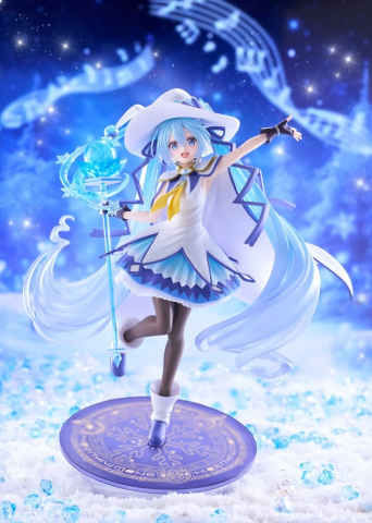 PRECOMENZI - Hatsune Miku AMP+ PVC Figure Snow Miku All Stars 2014 Ver. 25 cm
