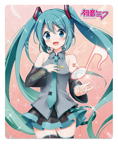 PRECOMENZI - Hatsune Miku Blanket 120 x 153 cm