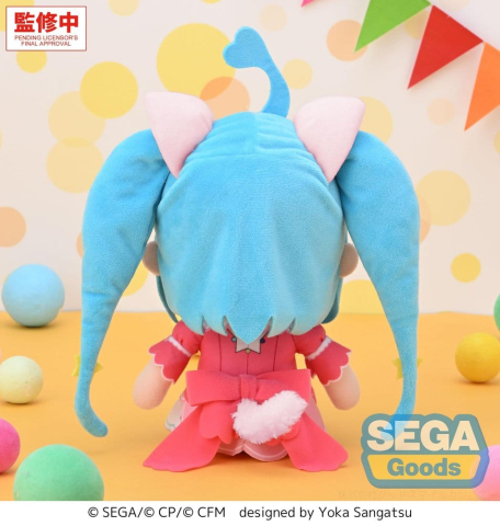 PRECOMENZI - Hatsune Miku: Colorful Stage! Fuwa Petit Plush Figure Wonderland SEKAI Hatsune Miku Brand New World 22 cm