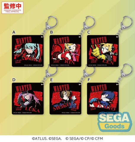 Fashion & Accessories - Hatsune Miku: Colorful Stage! x Persona 5 Royal Acrylic Keychain Blind Box Assortment (6)