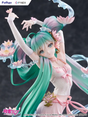 Hatsune Miku F:NEX PVC Statue 1/7 Water lily Ver. 27 cm [7]