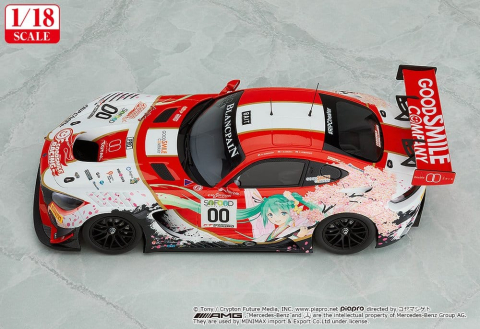 Hatsune Miku GT Project Vehicle 1/18 Good Smile Hatsune Miku AMG 2017 SPA24H Ver. 26 cm [2]