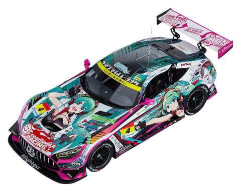 Hatsune Miku GT Project Vehicle 1/18 Good Smile Hatsune Miku AMG 2020 SUPER GT Okayama Test Ver. 26 cm [3]