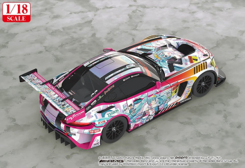 Hatsune Miku GT Project Vehicle 1/18 Good Smile Hatsune Miku AMG 2021 SUPER GT 100th Race Commemorative Ver. 26 cm [1]