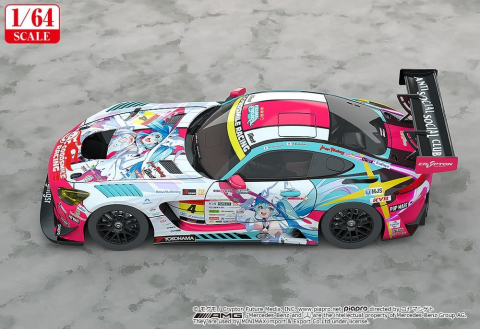 Hatsune Miku GT Project Vehicle 1/64 AMG 2024 Season Opening Ver. 7 cm [2]