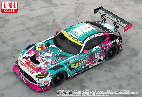 Collectibles - Hatsune Miku GT Project Vehicle 1/64 AMG 2025 Presentation Ver. 7 cm