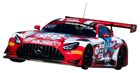 Hatsune Miku GT Project Vehicle 1/64 AMG 2025 SPA 24H Ver. 7 cm [1]