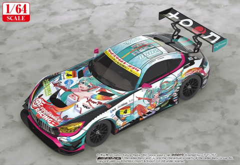 PRECOMENZI - Hatsune Miku GT Project Vehicle 1/64 Good Smile Hatsune Miku AMG 2016 Super GT Ver. 7 cm