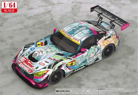 PRECOMENZI - Hatsune Miku GT Project Vehicle 1/64 Good Smile Hatsune Miku AMG 2017 Super GT Ver. 7 cm