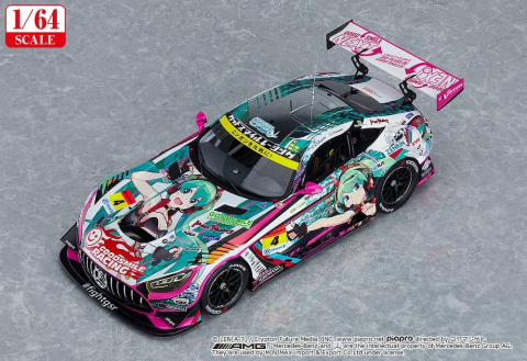 PRECOMENZI - Hatsune Miku GT Project Vehicle 1/64 Hatsune Miku AMG 2020 SUPER GT Ver. 7 cm