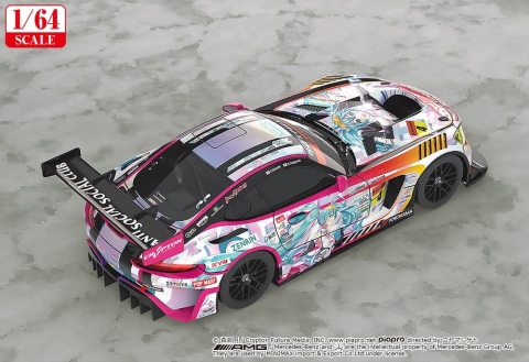 Hatsune Miku GT Project Vehicle 1/64 Hatsune Miku AMG 2021 SUPER GT Round 5 Ver. 7 cm [1]