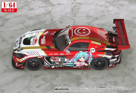 Hatsune Miku GT Project Vehicle 1/64 Mercedes-AMG Team Good Smile 2019 Suzuka 10 Hours Ver. 7 cm [2]