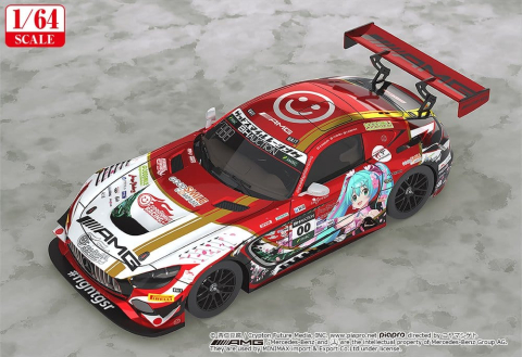 Collectibles - Hatsune Miku GT Project Vehicle 1/64 Mercedes-AMG Team Good Smile 2019 Suzuka 10 Hours Ver. 7 cm