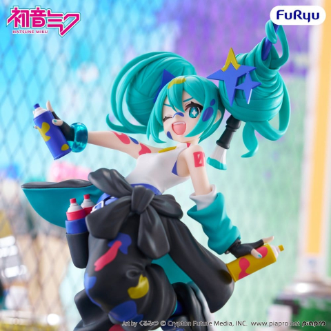 Hatsune Miku Muchute PVC Statue Paint Girl Another Color Ver. 23 cm [2]