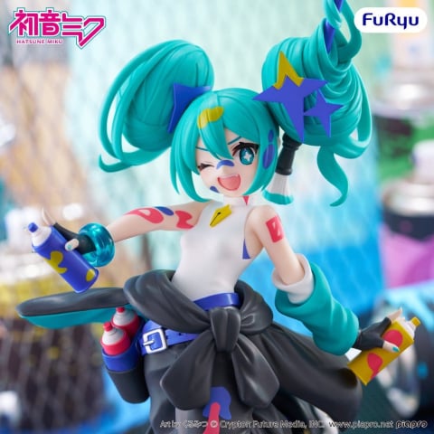 Hatsune Miku Muchute PVC Statue Paint Girl Another Color Ver. 23 cm [1]