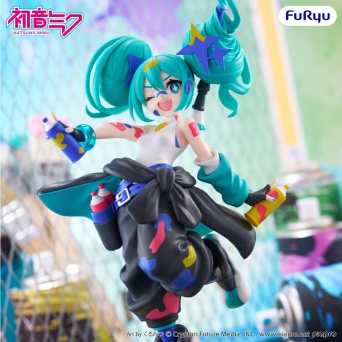 Hatsune Miku Muchute PVC Statue Paint Girl Another Color Ver. 23 cm [3]